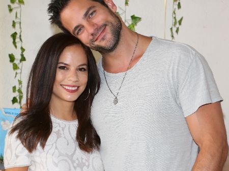 Brant Daugherty with his wife Kimberly.